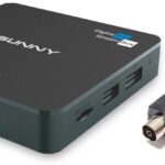 Mascom Sunny-T Android TV box s DVB-T2 tunerem, 4K HDR, WiFi, BT, Oneplay, Netflix