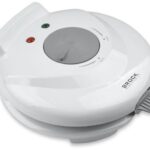 Brock Vaflovač 750 W, průměr pečicí desky 19 cm, forma na výrobu kornoutů, regulace teploty