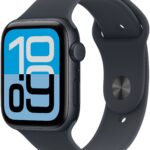 Apple Watch SE 3 Cellular 44mm Temně inkoustový hliník s temně inkoustovým sportovním řemínkem – M/L